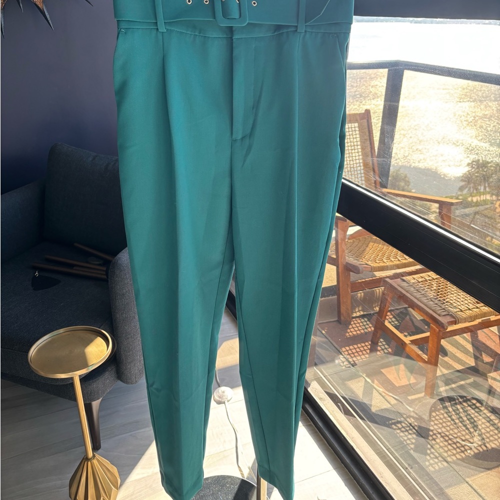Zara Teal Suit pants